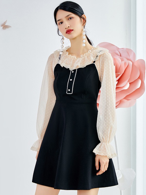 依妙女装2023春夏季白色衬衫