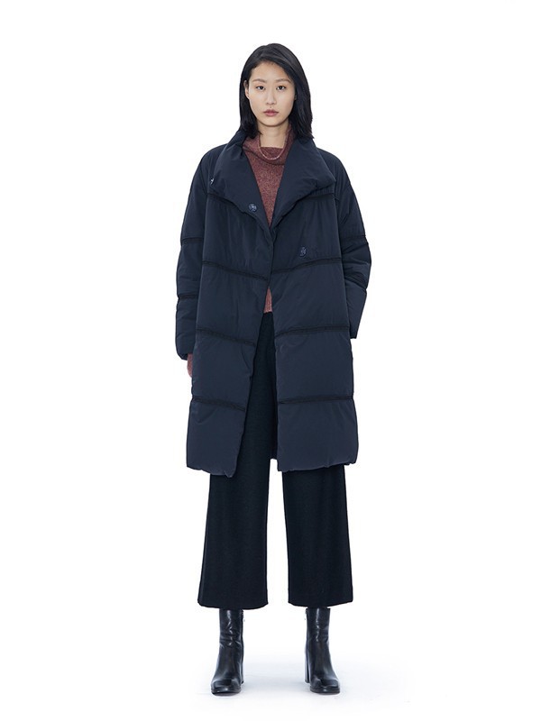 未知未觉2022秋冬季黑色大衣