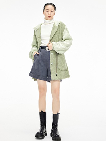 来尔佳昵女装2022秋冬季灰色短裙