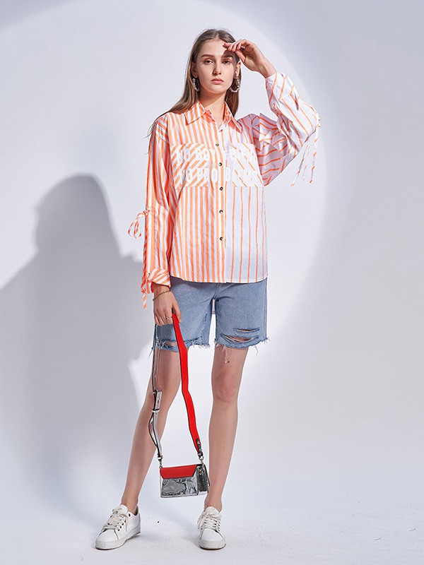 卡布依女装2022秋冬季粉色T恤