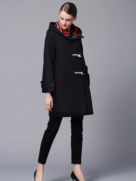 L.W女装2022秋冬季黑色大衣