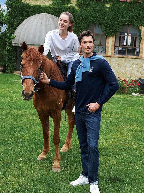 保罗诗丹男装2022秋冬季白色T恤