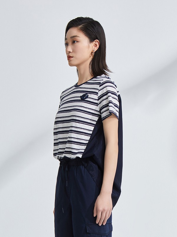 OTT女装2023春夏季白色T恤