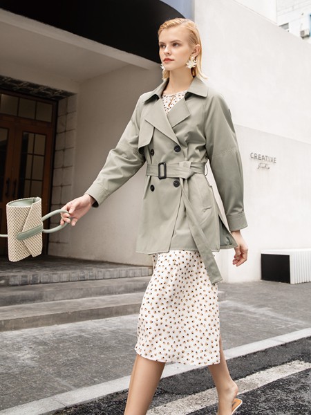 布根香女装2023春夏季白色长裙