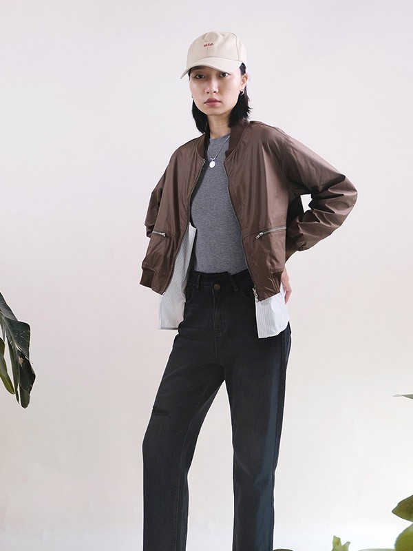 YES2023春夏季黑色长裤