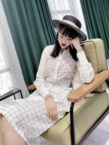 蜜汐薇儿女装2023春夏季白色衬衫