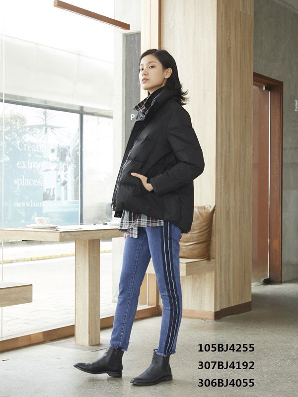 嘉彩2022秋冬季藏蓝色长裤