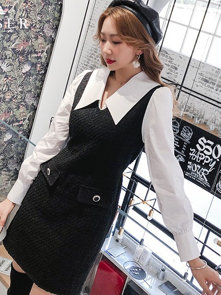 欧魅赛尔女装2023春夏季白色衬衫