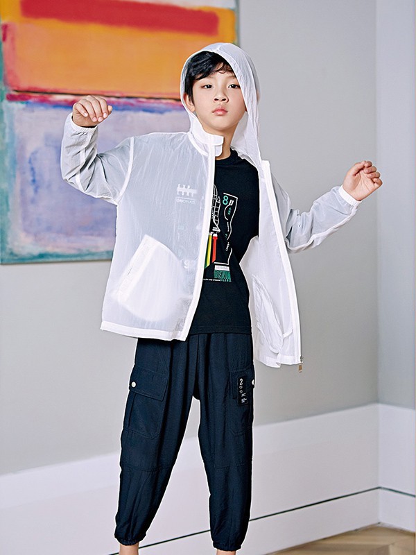 嗒嘀嗒童装2023春夏季黑色长裤