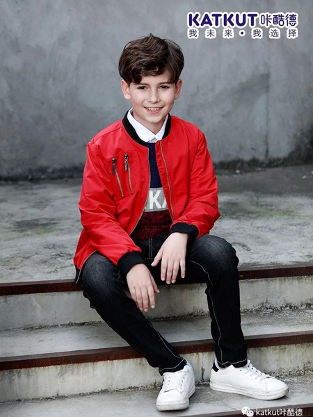 咔酷德童装2022秋冬季黑色长裤