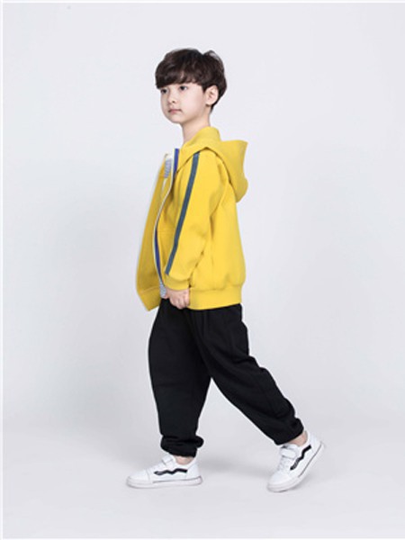 海贝童装2023春夏季黑色长裤