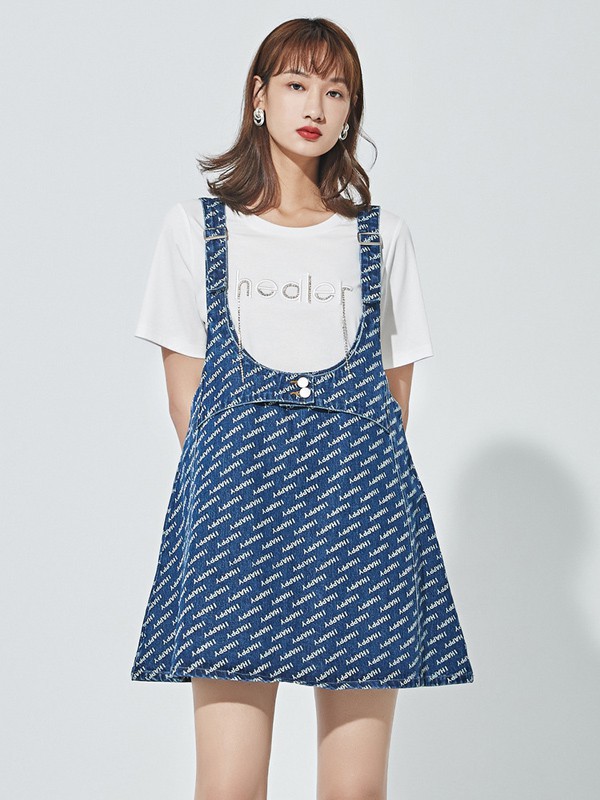 海贝女装2023春夏季白色T恤