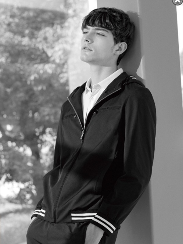 Sunshine休闲装2023春夏季白色polo衫