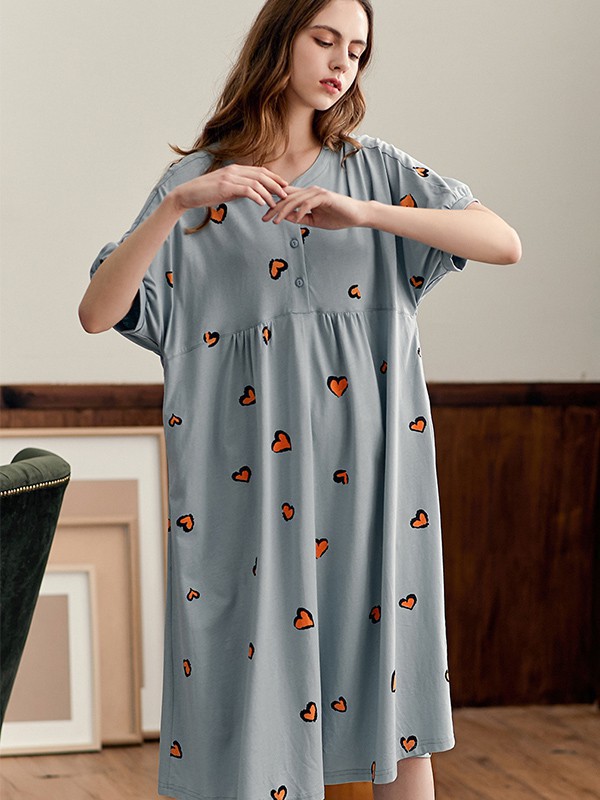 安之伴内衣2023春夏季蓝色家居服