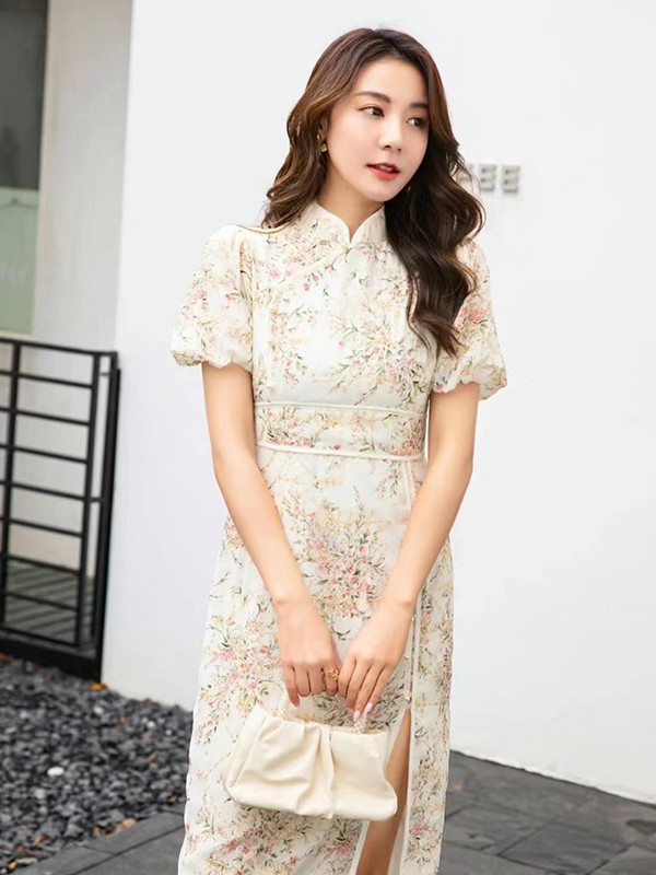 Leathercat（皮猫）女装2023夏季白色连衣裙