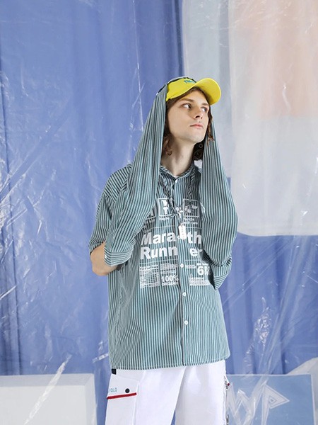 DD男装2023春夏季绿色卫衣