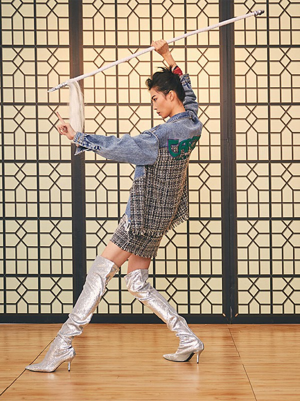 CRZ女装2023春夏季灰色短裙