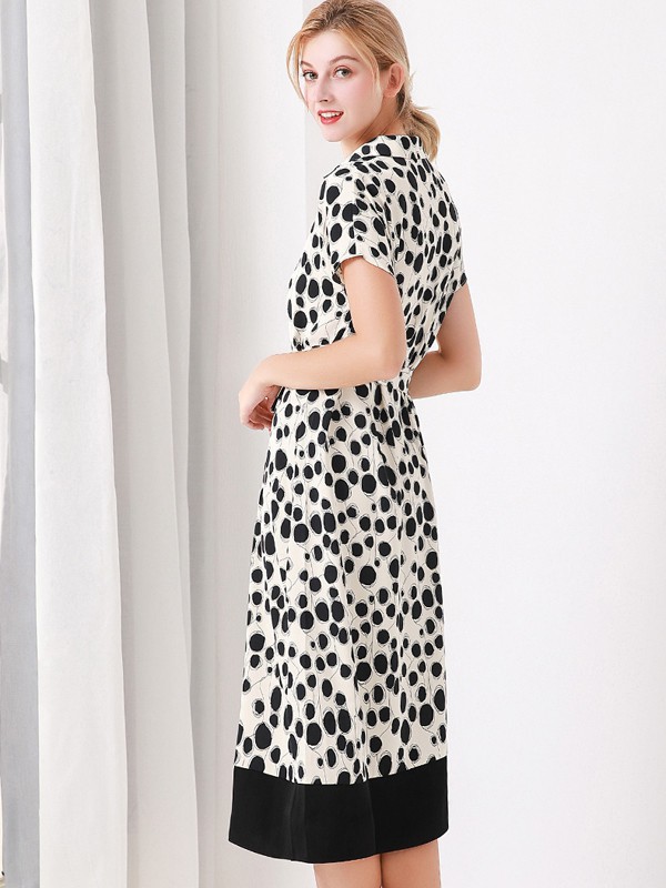 施华布朗女装2023春夏季白色连衣裙