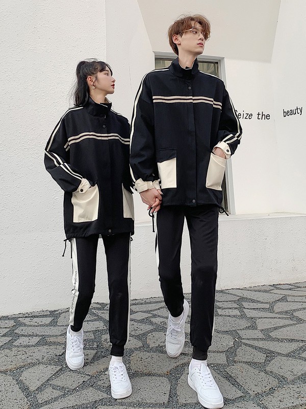 CUSAND休闲装2023春夏季黑色长裤