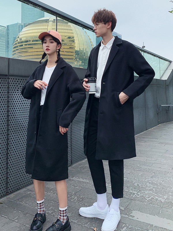 CUSAND休闲装2023春夏季黑色大衣