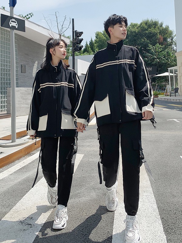 CUSAND休闲装2023春夏季黑色运动装