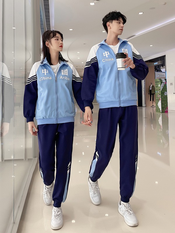 CUSAND休闲装2023春夏季蓝色运动装