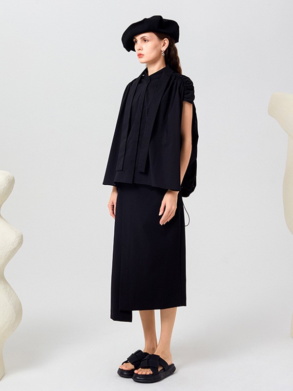 容子木女装2023春夏季肤色半身裙