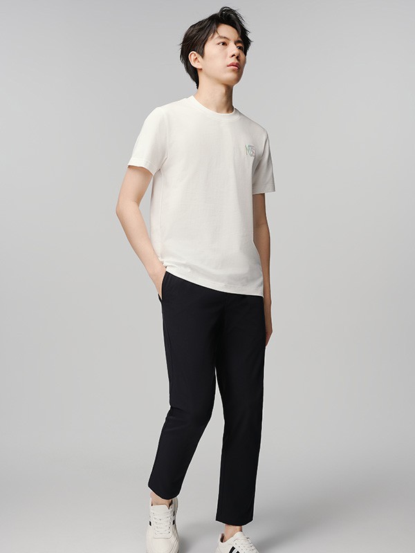 MOST姆氏德男装2023春夏季白色T恤