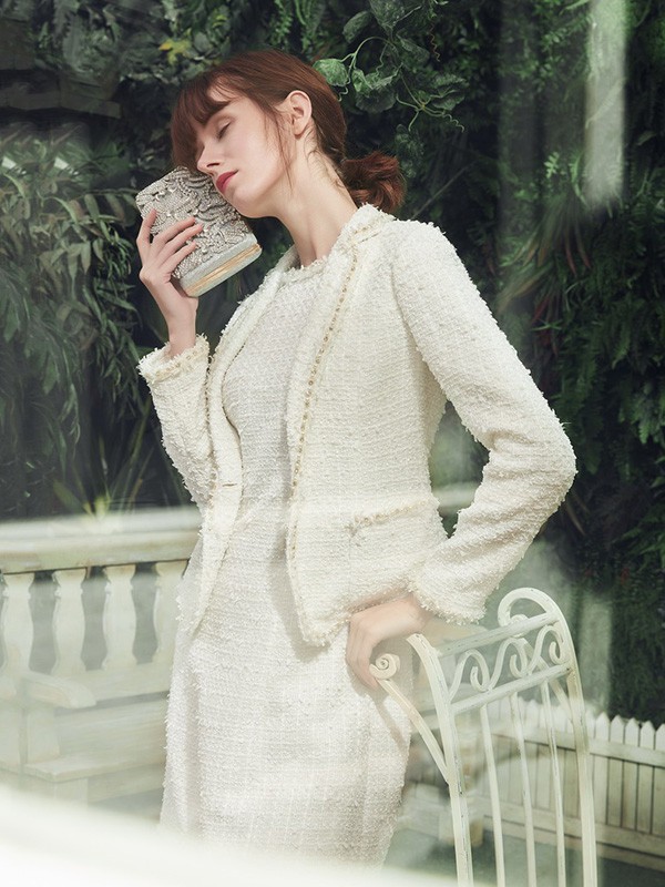 尚约女装2023春夏季白色连体衣