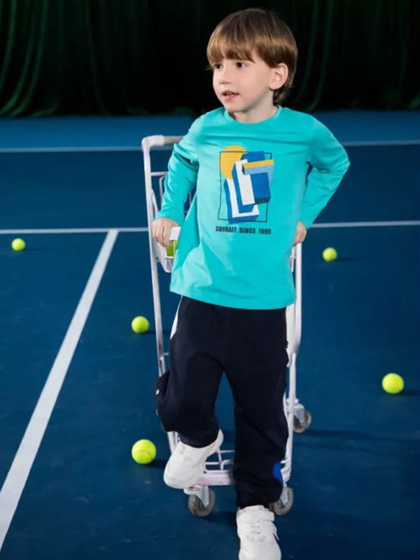 水孩儿2023春夏季绿色T恤