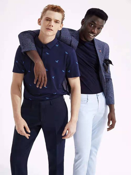 凯迪东尼2023春夏季蓝色T恤