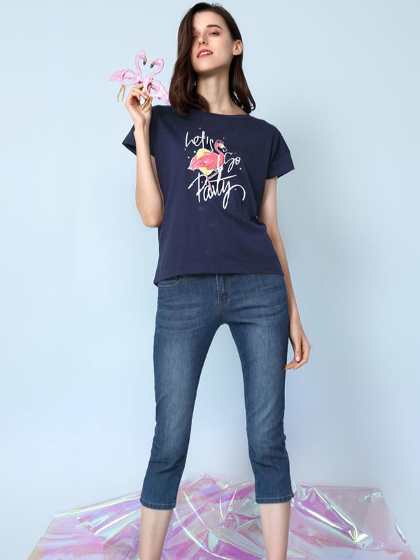 堡狮龙休闲装2023春夏季黑色T恤