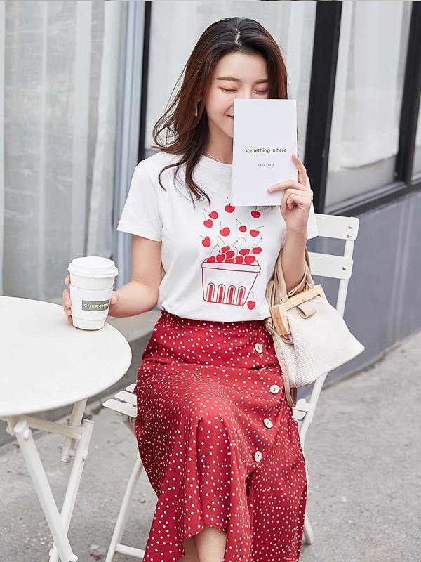 艾夫斯2023春夏季白色T恤