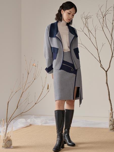 梦奴娇2023春夏季灰色包臀裙