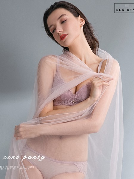 桃花季内衣2023春夏季粉色时尚内衣