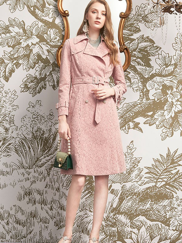 斐格思女装2023春夏季粉色连衣裙