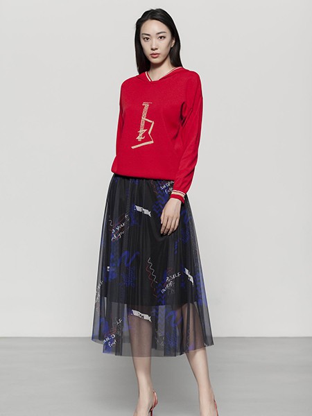 kako女装2022秋冬季黄色毛衣