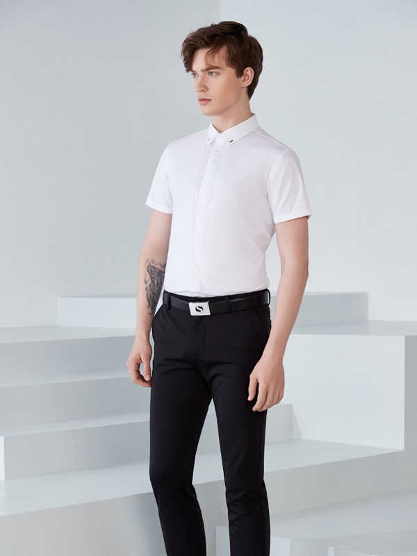 圣吉奥男装2023春夏季白色T恤