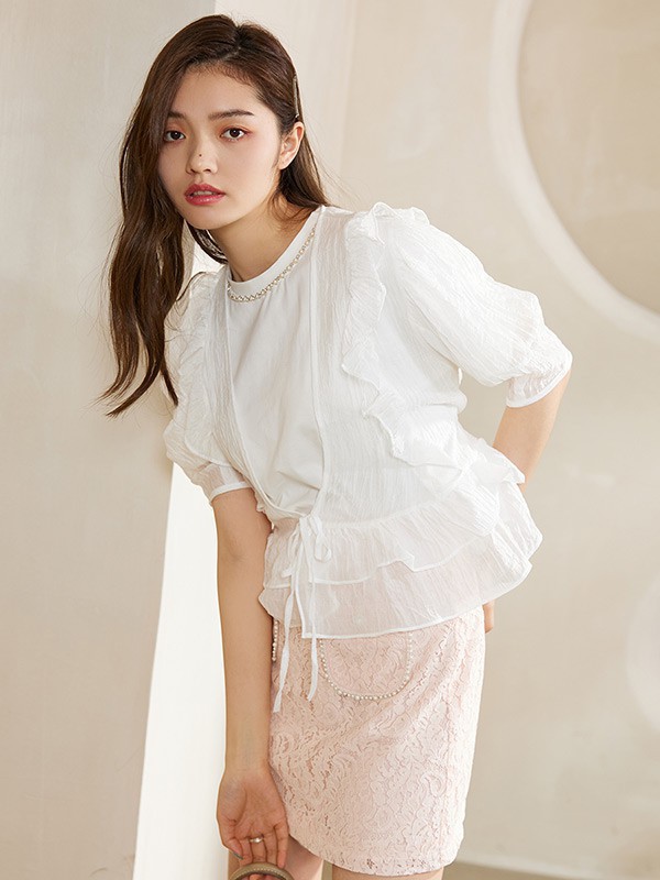 ins2023春夏季白色T恤