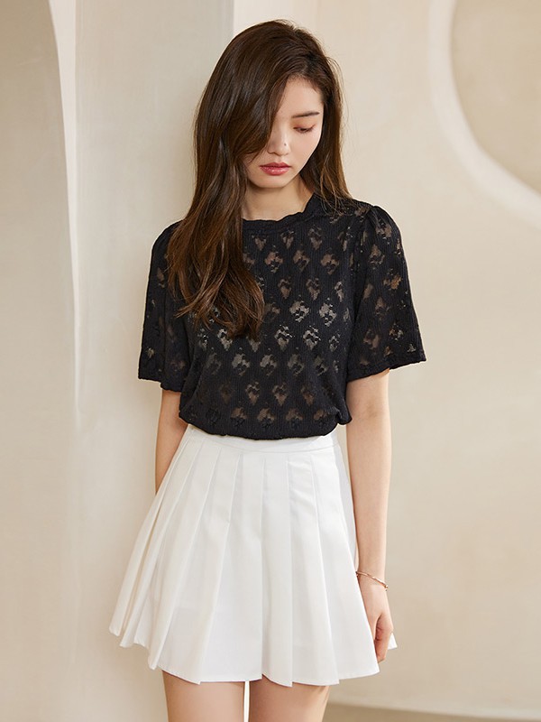 ins2023春夏季白色百褶裙