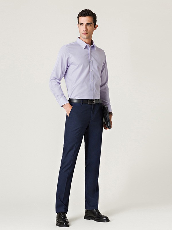 名盾男装2022秋冬季白色衬衫