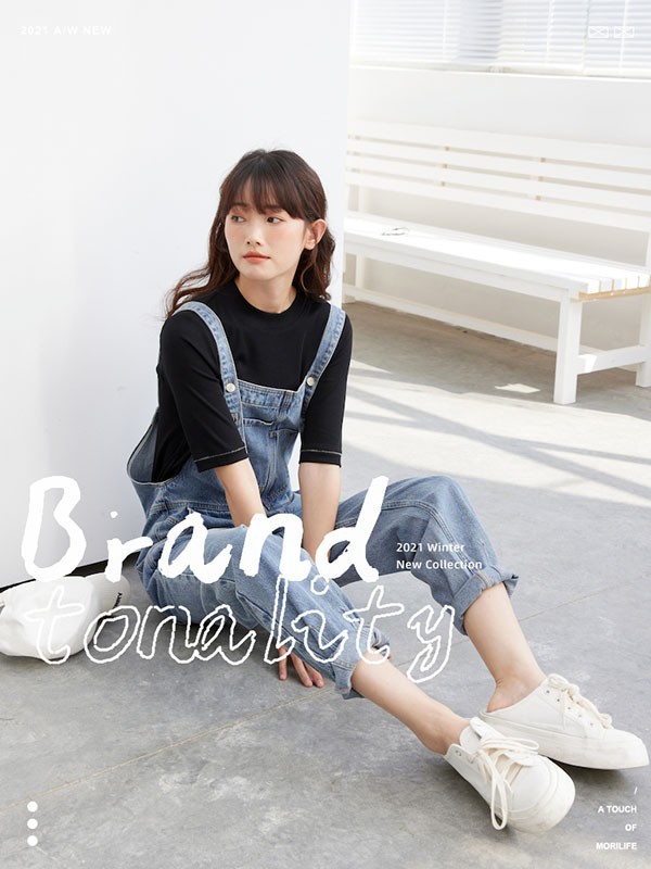 片断女装2023春夏季黑色T恤