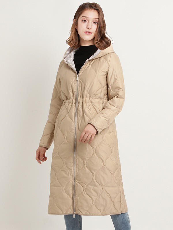 唯唯2022秋冬季卡其色连衣裙