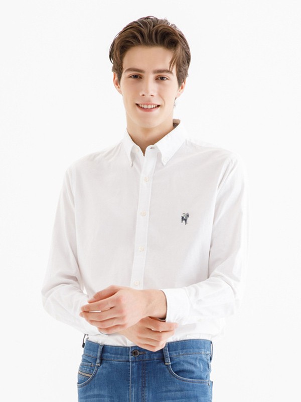 哈特马克斯男装2023春夏季白色衬衫