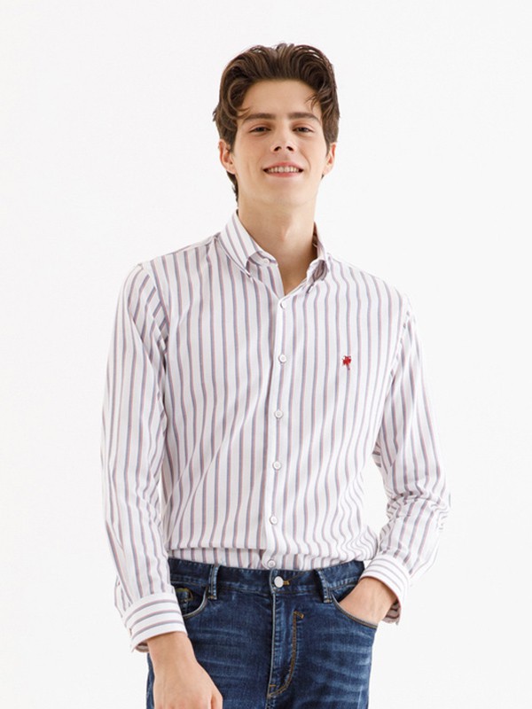 哈特马克斯男装2023春夏季白色衬衫