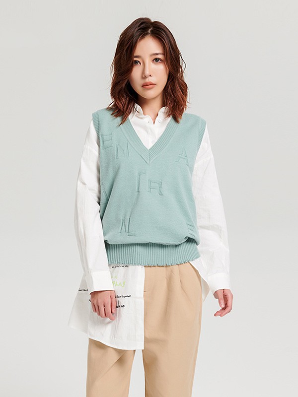 UGIZ2023春夏季白色衬衫