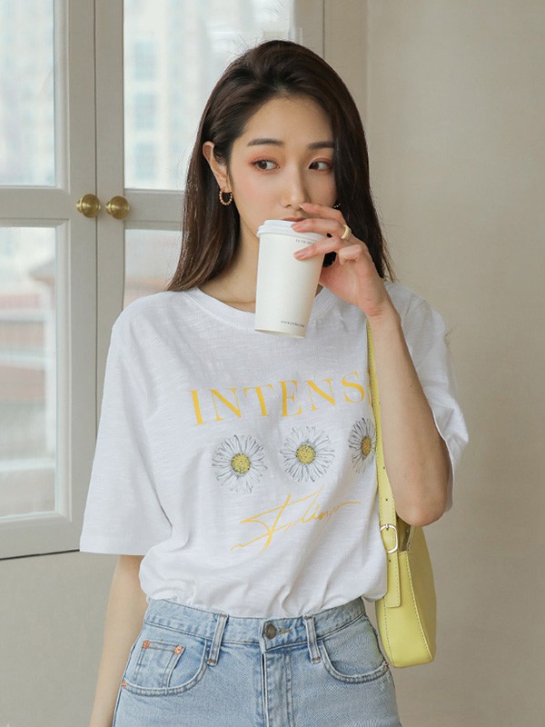 零库存女装2023春夏季白色T恤