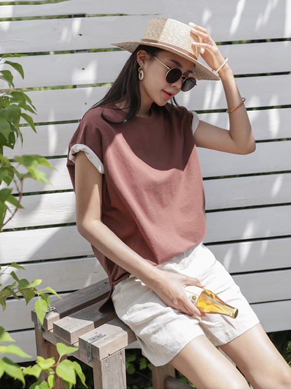 零库存女装2023春夏季白色短裤