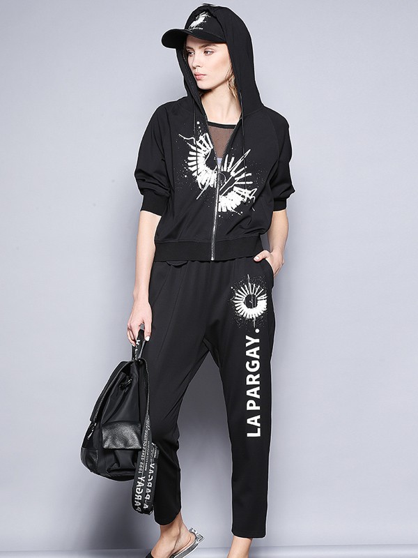 纳帕佳女装2023春夏季黑色T恤