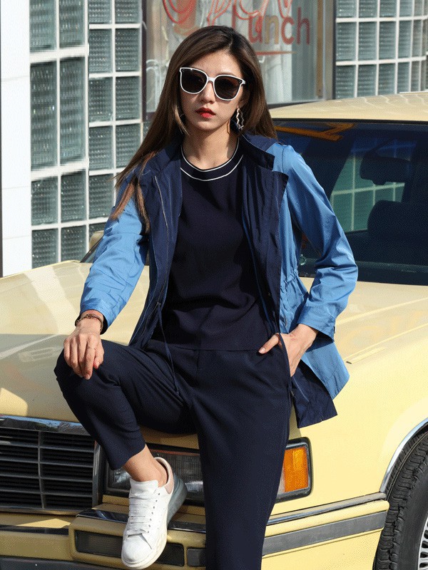 宗洋女装2022秋冬季黑色长裤